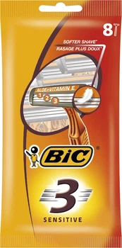Набір бритв без змінних катриджів BIC Sensitive 3 8 шт (3086126692586)