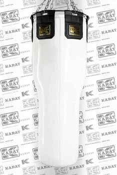 Боксёрский мешок гильза White «Карат» 120×45 см, 40–45 кг