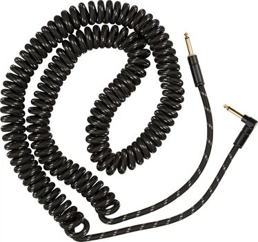 Кабель інструментальний FENDER CABLE DELUXE SERIES COIL 30' BLACK TWEED (301773)