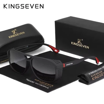 Чоловічі поляризаційні сонцезахисні окуляри KINGSEVEN 790 Black Gradient Gray