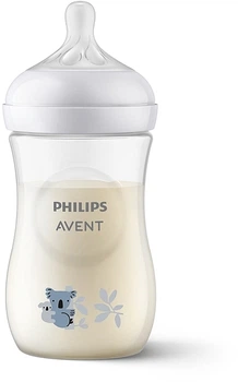 Бутылочка для кормления "Природный поток", коала, 260 мл, 1м+ - Philips Avent Natural 260ml (1209490-31337511)