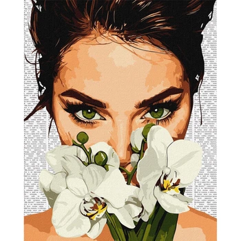Картина по номерам "Красочная поэзия: Орхидея" ©art_selena_ua Идейка KHO8596, 40х50 см
