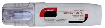 Коректор-ручка NORMA 4950 10мл з метал.кінчиком (12) /4950N/
