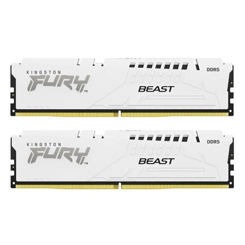 Модуль памяти DDR5 2х16GB/6000 Kingston Fury Beast White (KF560C30BWK2-32) TT