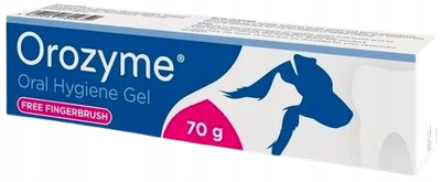 Ферментний гель Orozyme для боротьби з проблемами зубів та ясен у собак і котів 70 г (5055037403992)