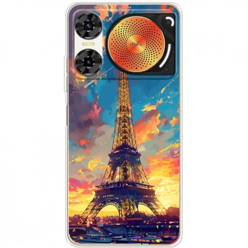 Силиконовый Чехол с Картинкой для ZTE Nubia Music 2 Принт (Париж, Эйфелева Башня) (66483-ysm038)