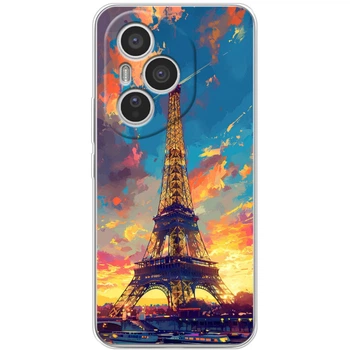 Силиконовый Чехол с Картинкой для Huawei Honor 400 Pro Принт (Париж, Эйфелева Башня) (66624-ysm038)