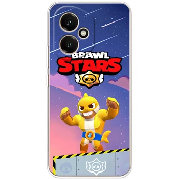 Силиконовый Чехол с Картинкой для Huawei Honor 400 Принт (Бравл Старс Эль Примо, Brawl Stars El Primo) (66622-ysm017)