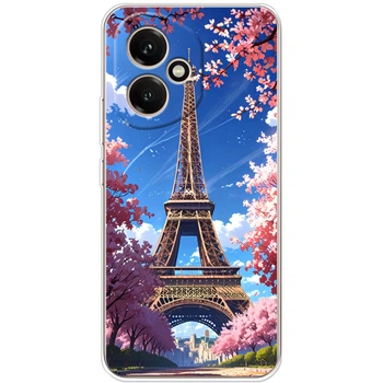 Силиконовый Чехол с Картинкой для Huawei Honor 400 Принт (Париж, Эйфелева Башня) (66622-ysm036)