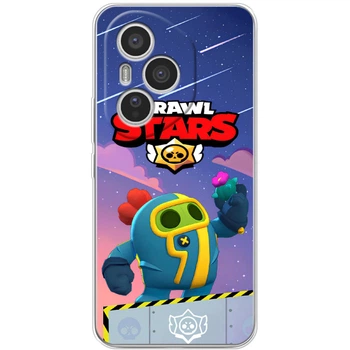 Силиконовый Чехол с Картинкой для Huawei Honor 400 Pro Принт (Бравл Старс Спайк, Brawl Stars Spike) (66624-ysm023)