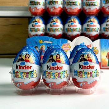 Кіндер-сюрприз Kinder Surprise Playmobil DC (з культовими фігурками Playmobil та героїв DC) 120 г 6 шт