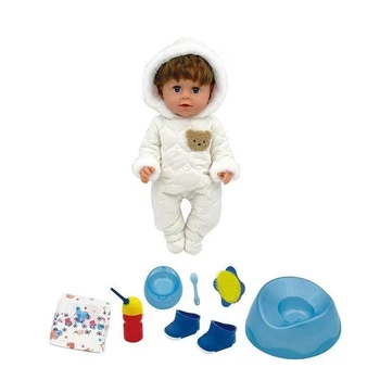 Пупс Yale Baby BLB 002 A, 45 см - плаче сльозами, п'є, ходить на горщик, з шарнірними суглобами