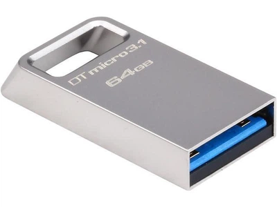 Металлический флеш диск USB 3.1 Kingston 64Gb DTMicro Type-A