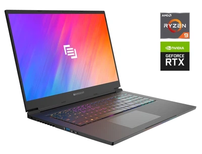 Игровой ультрабук MainGear Vector Pro MG-VCP17A-3080 / 17.3" (2560x1440) IPS / AMD Ryzen 9 5900HX (8 (16) ядер по 3.3 - 4.6 GHz) / 64 GB DDR4 / 1000 GB SSD NVMe / nVidia GeForce RTX 3080, 16 GB GDDR6, 256-bit / WebCam б/у