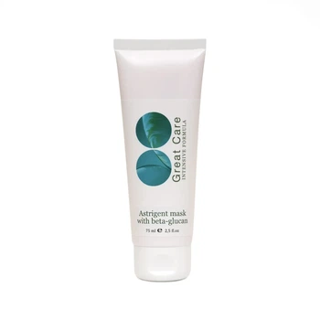 Маска для лица поросуживающая с бетаглюканом Great Care Astrigent Mask with beta-glucan 75 мл