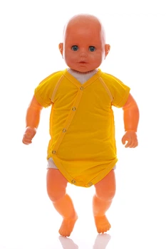 Боди с коротким рукавом Babykroha кулир ярко-желтое 56 см (54136)