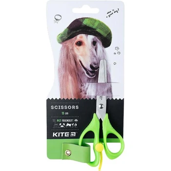 Ножницы детские с пружиной 13 см. Kite Dogs K22-129