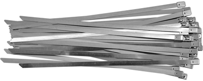 Opaska zaciskowa YATO taśma 8 x 300 mm ze stali nierdzewnej 50 szt. (YT-70582)