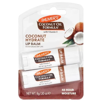 Бальзам для губ Palmer's Coconut Oil Formula зволожуючий із кокосовою олією 4 г 2 шт