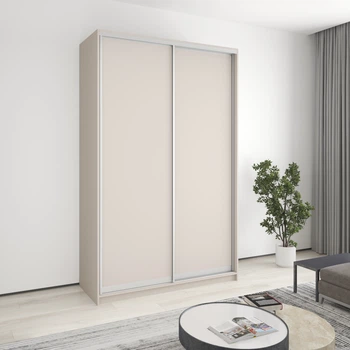 Шкаф-купе двухдверный MebelStar Комбо AL 2ДСП 150x60x240 см Кашемир (MBS-4080)