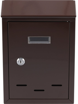 Поштова скринька Vorel 78542 285 x 200 x 60 мм Коричнева (5906083012662)