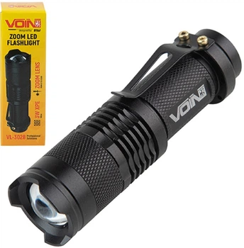 Ліхтар ручний Voin VL-3028 LED XPE 100 лм зум, алюміній
