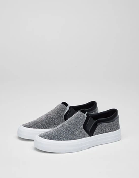 Сліпони Pull & Bear сріблястий ZZCFP578 36
