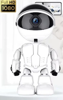 Робот-камера видеонаблюдения Tuya 1080P Wi-Fi автослежение ночное видение (robot)