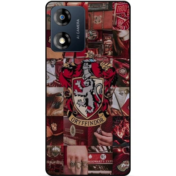 Силиконовый бампер чехол Candy для Motorola Moto E13 с рисунком Гриффиндор Gryffindor Гарри Поттер Harry Potter