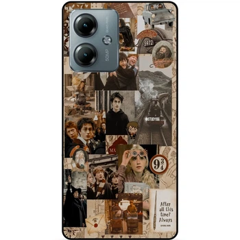 Силиконовый бампер чехол Candy для Motorola Moto G54 Power Harry Potter Гарри Поттер