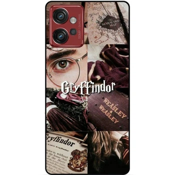 Силиконовый бампер чехол Candy для Motorola Moto G32 с рисунком Gryffindor Гриффиндор Гарри Поттер Harry Potter