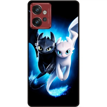 Силиконовый чехол Candy для Motorola Moto G32 Как приручить дракона Dragon