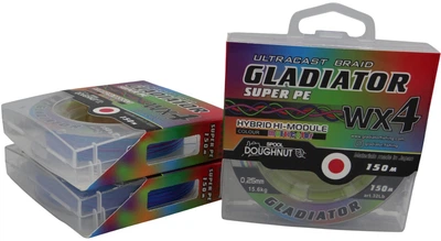 Шнур Gladiator MULTI (5 колірний 4-х жильний) 150 м / 0.25 мм (GLGR-MULTI-150-025)