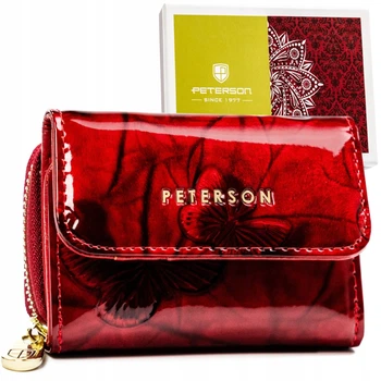 Кошелек женский кожаный Peterson PTN 423229-BF-6979 Red красный