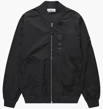 Куртка Stone Island Logo Patch Zip Up Bomber Jacket Black 781542629-V0029 XL