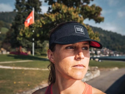 Кепка-козирок Compressport Visor, Red / Black