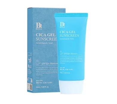 Увлажняющая солнцезащитная крем-сыворотка с центеллой Benton CICA Gel Sunscreen Serum SPF50/PA++++, 12 мл