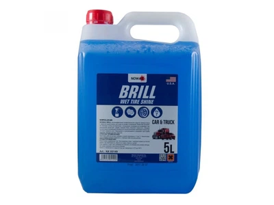 Очищувач чорніння гуми Nowax NX05149 Brill Wet Tire Shine концентрат 1:3 5000ml