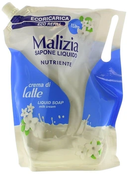 Мыло жидкое Молочный крем Латте Malizia Liquid Soap Crema di latte 1л