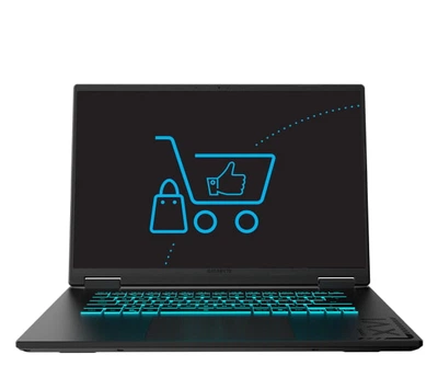 Ноутбук Gigabyte GAMING A16 / AMD Ryzen 7 260 / RAM 16GB / SSD 512GB / NVIDIA GeForce RTX 5060 / 16" 1920 x 1200 (WUXGA) 165Hz