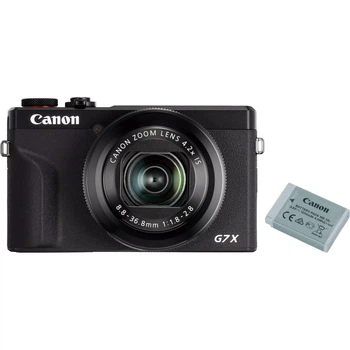 Компактный фотоаппарат Canon PowerShot G7 X Mark III Black Battery Kit (3637C014)