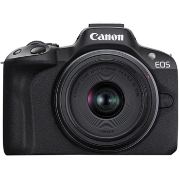 Бездзеркальний фотоапарат Canon EOS R50 + RF-S 18-45 IS STM Black (5811C033)