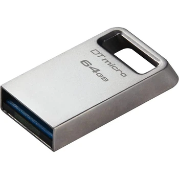 Флеш накопичувач USB Kingston 64Gb DT Micro 3.2 (200 Мбайт/сек)
