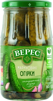 Огірки Верес мариновані 770 г (4820008093707_4823105400119)