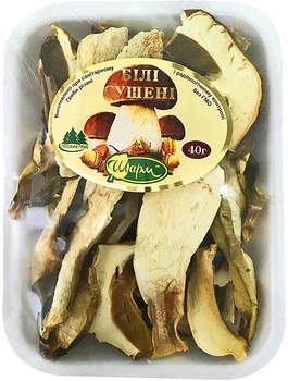 Гриби білі Шарм сушені 40 г (0.04 кг) (4820012791422)