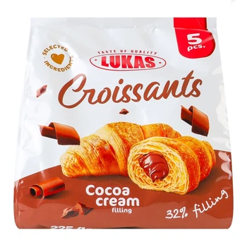 Круассани з начинкою какао-крем 225 г (4823054613622)