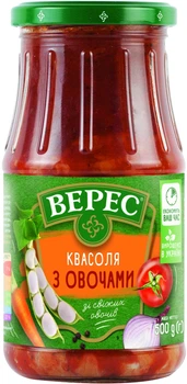 Квасоля Верес з овочами 500 г (4820008091680_4823105402069)