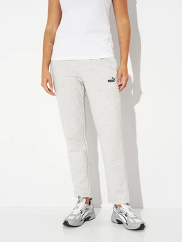 Спортивні штани на флісі жіночі Puma Essentials Foundation 68245204 2XL Light Gray Heather (4067983629167)