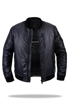 Куртка бомбер (батал) чоловіча Freever UF 70393 чорна 7XL