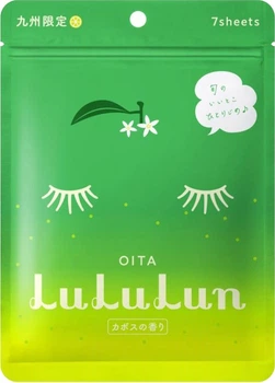 Увлажняющая маска с экстрактом кабосу LuLuLun Face Mask Kyushu Kabosu 7 шт (4582305065954)